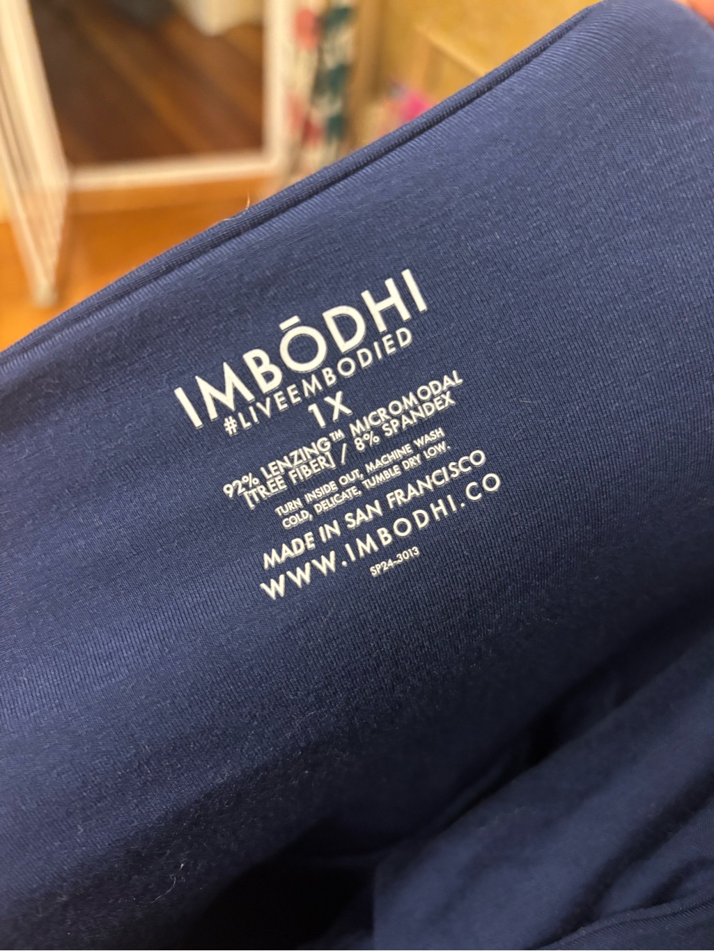 Imbodhi Women's Navy Jumpsuit - 1x- Nwot — image 2 of 4